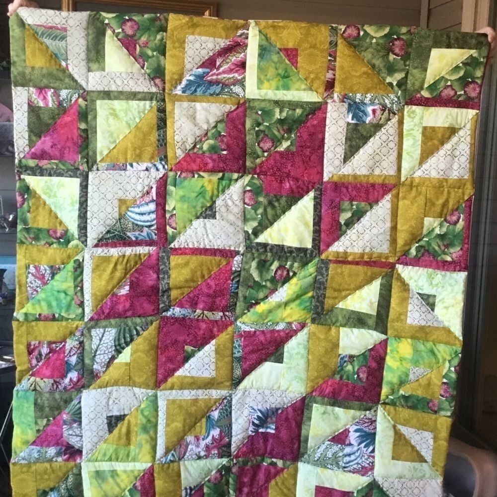 Modern Hand Crafted Quilt - Picture 3 of 15